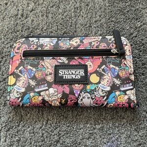 Stranger Things Chibi Characters Tech Wallet